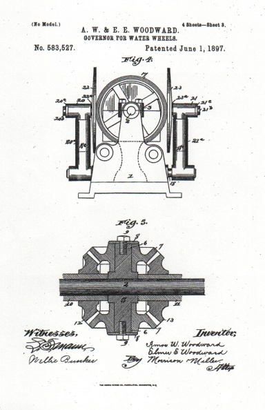 WOODWARD COMPENSATING GOVERNOR_ Patent No_ 583_527_ June 1_1897 002.jpg